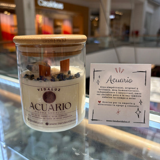 Vela Zodiaco Acuario